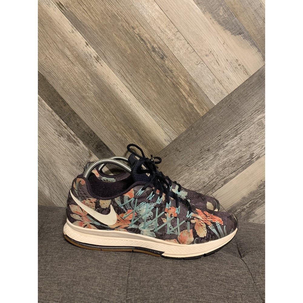 Nike Air Zoom Pegasus 32 Photosynthesis 724381-401 Dark Obsidian Floral Sz 11 US